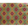thumbnail image 4 of oneOone Georgette Viscose Fabric Diamond & Swirl Ikat Decor Fabric Printed BTY 42 Inch Wide, 4 of 4
