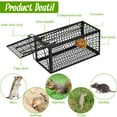 thumbnail image 5 of Walmart Clearance! Aminojy Humane Rat Trap Outdoor Mouse Traps, Mouse Squirrel Trap, Humane Live Mouse Vole Chipmunk Trap for Mice Easy To Catch and Release  1pc, 5 of 5