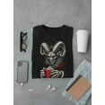 thumbnail image 3 of Krampus Coffee Horror Christmas Holiday Men's Tshirt, 3 of 4