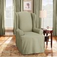 thumbnail image 3 of Housse Cotton Duck pour fauteuil à oreilles par Sure Fit, 3 of 3