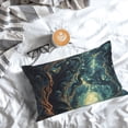 thumbnail image 3 of Salouo Enchanted Forest Skull Path Pattern Pillow Cases,1PC Pillow Covers with Envelope Closure Decorative Pillow Case for Bed Couch,Pillows Not Included-20"x30", 3 of 6