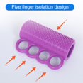 thumbnail image 3 of Hyasfey Silicone Squeeze Finger Exerciser 4 Finger Exerciser Ergonomic Hand Massage Grip Strength Trainer Arthritis Hand Therapy Rehabilitation Gripper Workout Equipment, 3 of 6