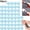 A003- Blue, variant on Ornament Thread Sealant Gasket Pack, Silicone Rubber 50Pc Red No-Teflon Washer Set, Water Hose Washers 4/6 Inch Compatible Faucet Seals, Hose Gaskets Rubber Leakproof Replacement