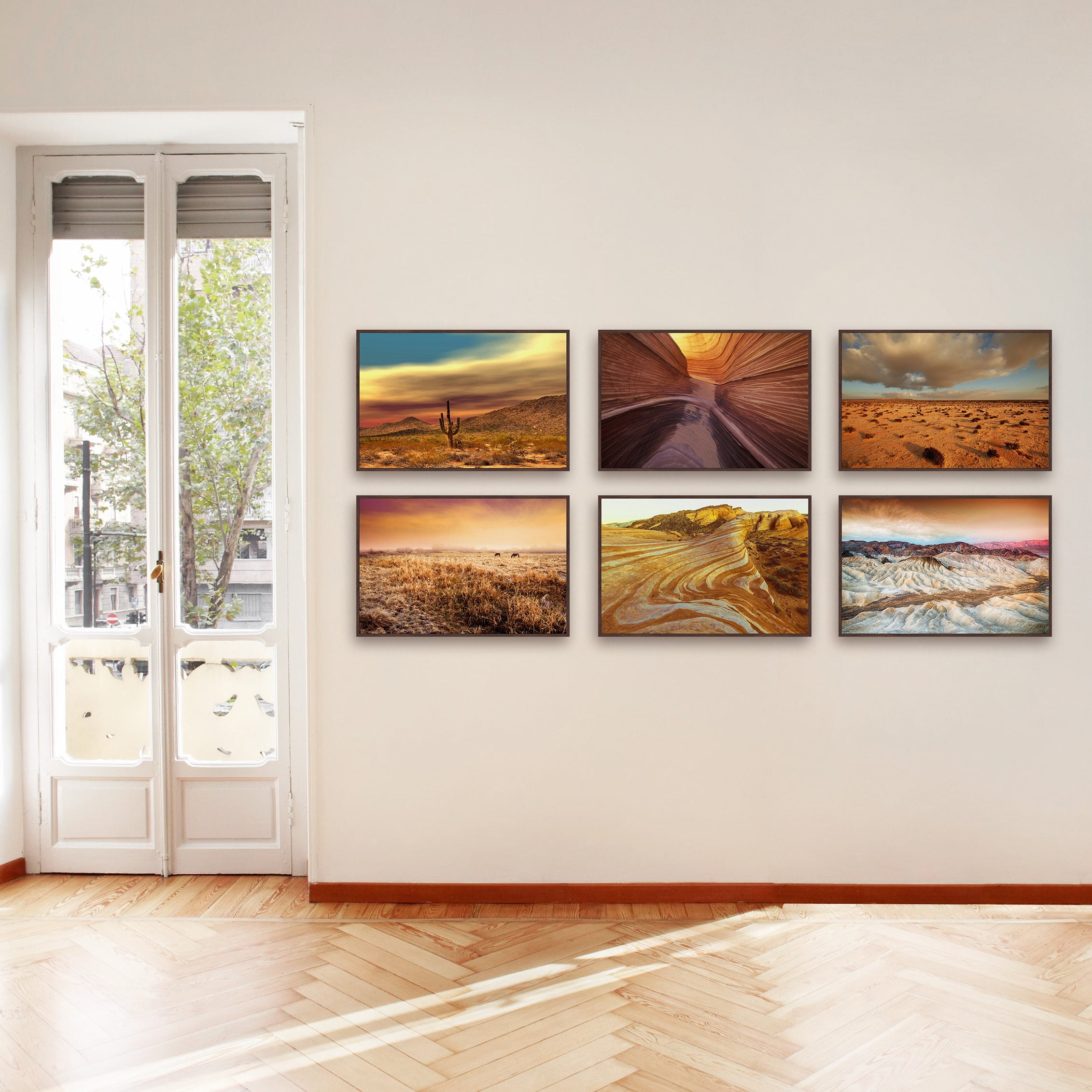 Desert Beauty Hexaptych