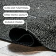 thumbnail image 6 of nuLOOM Rigo Hand Woven Farmhouse Jute Area Rug, 8' 6" x 11' 6", Black, 6 of 15