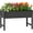 Black, variant on Raised Garden Beds Outdoor with Legs,Outdoor Planter Box,Non-Cracking,Rust Resistantand Rot-Resistant for Vegetable Garden for Backyard, Patio, Balcony Outdoors/Indoors White