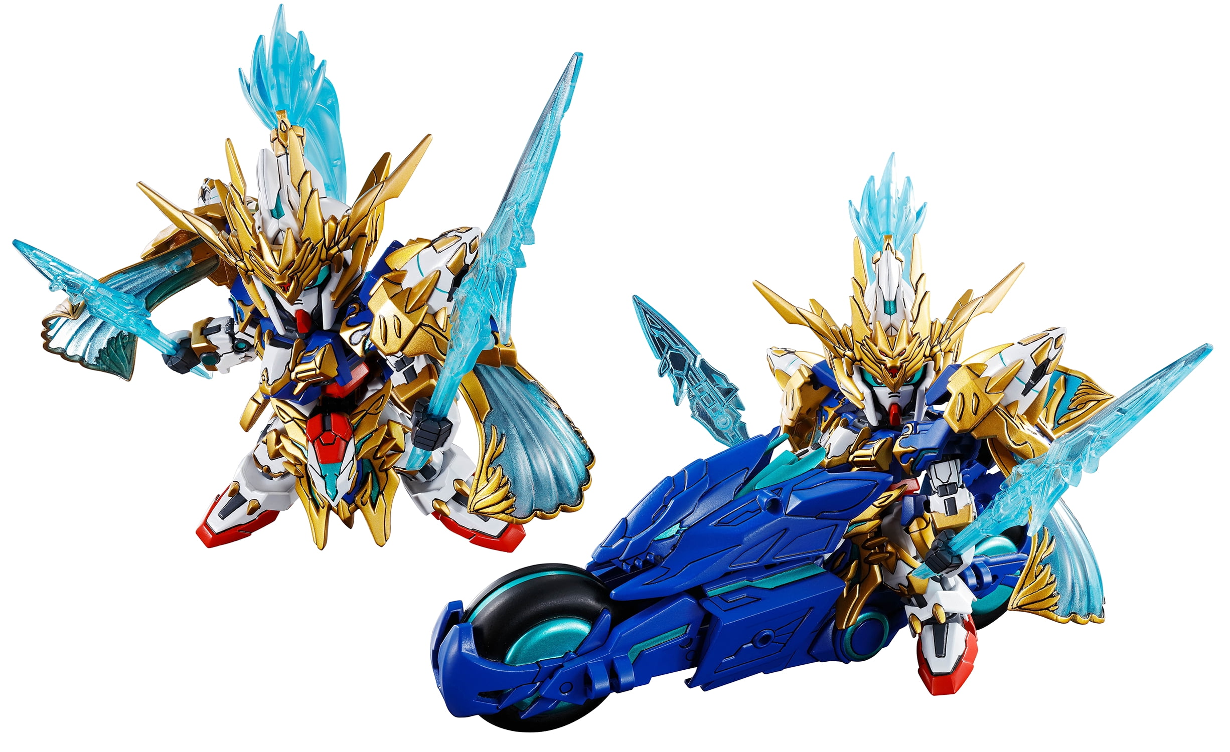 Bandai 2471940 SD Gundam World Heroes #07 Zhao Yun 00 Gundam  Blue Dragon Drive (Sangoku Soketsuden)