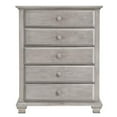 thumbnail image 3 of Oxford Baby Kenilworth 5-Drawer Wood Chest in Stone Wash Gray Finish, 3 of 3