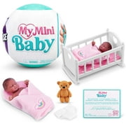 5 Surprise My Mini Baby Series 1 by ZURU, Collectible Mystery Capsule, Toy for Girls, Realistic Miniature Baby, Playset and Accessories