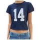 thumbnail image 1 of Camiseta corta informal de verano con estampado digital cómoda y moderna para mujer, 1 of 4