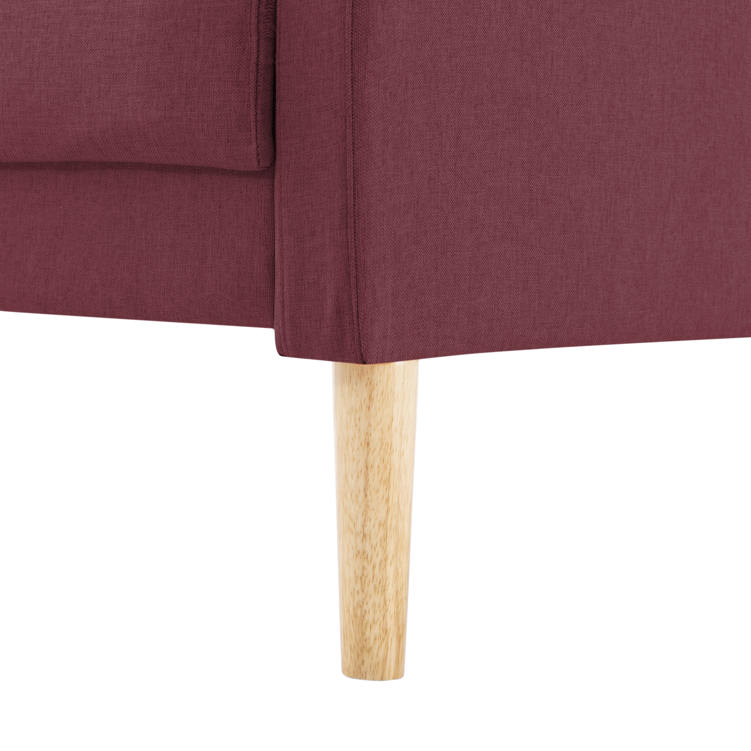 BSHTI 26.5” Modern design Style Accent Chair. Easy to Assemble Accent Chair with Storage Side Pocket and Solid Wood Frame for Livingroom