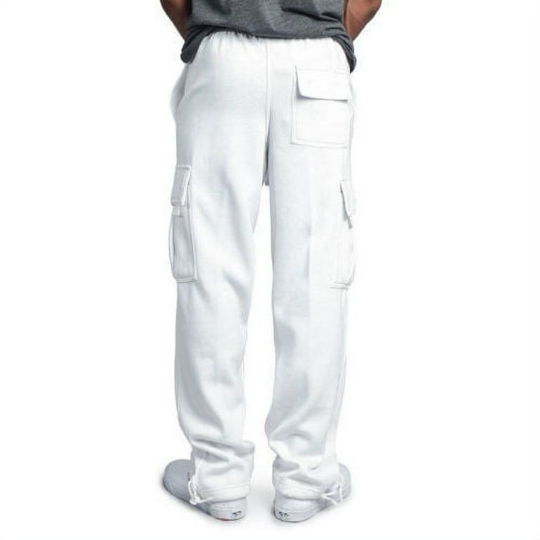 Mens white sweatpants on sale walmart