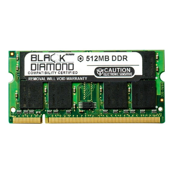 512MB Black Diamond Memory Module for HP Presario Laptop 2146AD DDR SO-DIMM 200pin PC2700 333MHz Upgrade