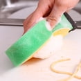 thumbnail image 4 of Household Scrub Sponges Thickened Durable Cleaning Pads Dishwashing Scouring Tools for Kitchen Use, 4 of 4
