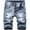 LightBlue, variant on LZLER Stretch Jean Shorts for Men Ripped Denim Shorts Black Jeans Shorts