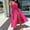 Hot Pink, variant on Jacenvly New Dresses for Women 2024 Casual Women Sleeveless V-Neck Slit Slim Solid Color Ankle Length Dress Satiny Soft Long Dresses for Women Hot Pink