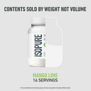 Isopure Clear Low Carb 100% Whey Protein Isolate, Mango Lime, 14.1 oz