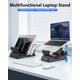 thumbnail image 3 of Soporte para laptop bifine ajustable vertical media luna 13-17,3", 3 of 7