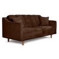 thumbnail image 3 of Sofá Cama De Velvet Chocolate Beehive Memory Foam Modelo Annika, 3 of 8