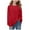 Red, variant on Towmus Girls Pullover Sweatshirt Fall Oversized Crewneck Casual Long Sleeve Solid Color Sweatshirts Basic Pullover Tops 14 Years
