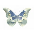 thumbnail image 2 of Bosco, Julia 24x19 White Modern Wood Framed Museum Art Print Titled - Butterfly in Aqua II, 2 of 4