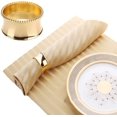 thumbnail image 2 of Juego de anillos para servilletas WEIHJMXG dorado 6 piezas decoración metal natural, 2 of 5