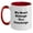 White/Red, variant on Funny Quote Concierge Gifts from Friends for Women Graduation Unique Two Tone Coffee Mug