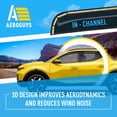 thumbnail image 5 of AEROGUYS Extra Durable Window Deflectors in-Channel Window Visors Rain Guards Fit for Hyundai Santa Cruz 2022-2026, Sun Visors, Wind Vent Visors, Window Exterior Car Accessories - 4 pcs. AG0482, 5 of 9