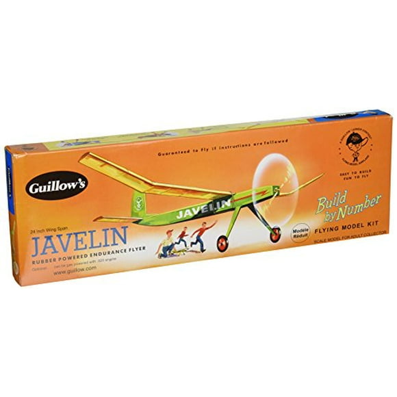 Guillows Javelin Rubber Powered Endurance Flyer Model Kit