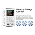 thumbnail image 5 of A-BF 110V/220V DC Power Supply 300W Adjustable Constant Power 30V 10A Lab Source 4 Digit Miniature Voltage Regulator with Memory Function, 5 of 9