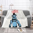 thumbnail image 3 of Mantas de Five Nights At Freddy's, mantas para aire acondicionado, mantas de franela cálidas y acogedoras para sofá, cama, sofá, decoración del hogar (80 x 60 pulgadas), 3 of 8