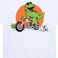 thumbnail image 3 of Instant Message - Trex Motorcycle - Toddler & Youth Short Sleeve Graphic T-Shirt, 3 of 6