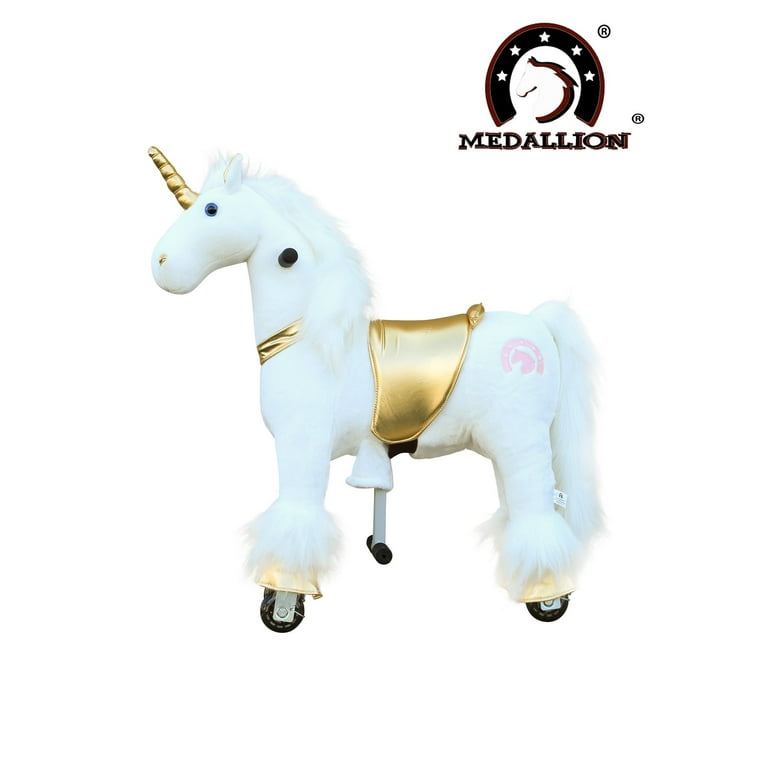 Walking Horse Ride On Unicorn For Year Old Medallion My Pony