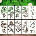 thumbnail image 1 of Hot6sl Ofertas de La Semana Plantillas de Flores Grandes para Vallas de Jardín: Decoración de Bricolaje 2024 Nueva Plantilla Floral Reutilizable para Pintar Sobre Patrones de Setos de Pared de Madera, 1 of 6
