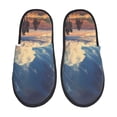 thumbnail image 1 of Balery Western Desert Cloud Cowboy Pantuflas de Casa de Felpa Silenciosas con Diseño Estampado, Zapatillas Cómodas Antideslizantes de Algodón para Interior-Medium, 1 of 8