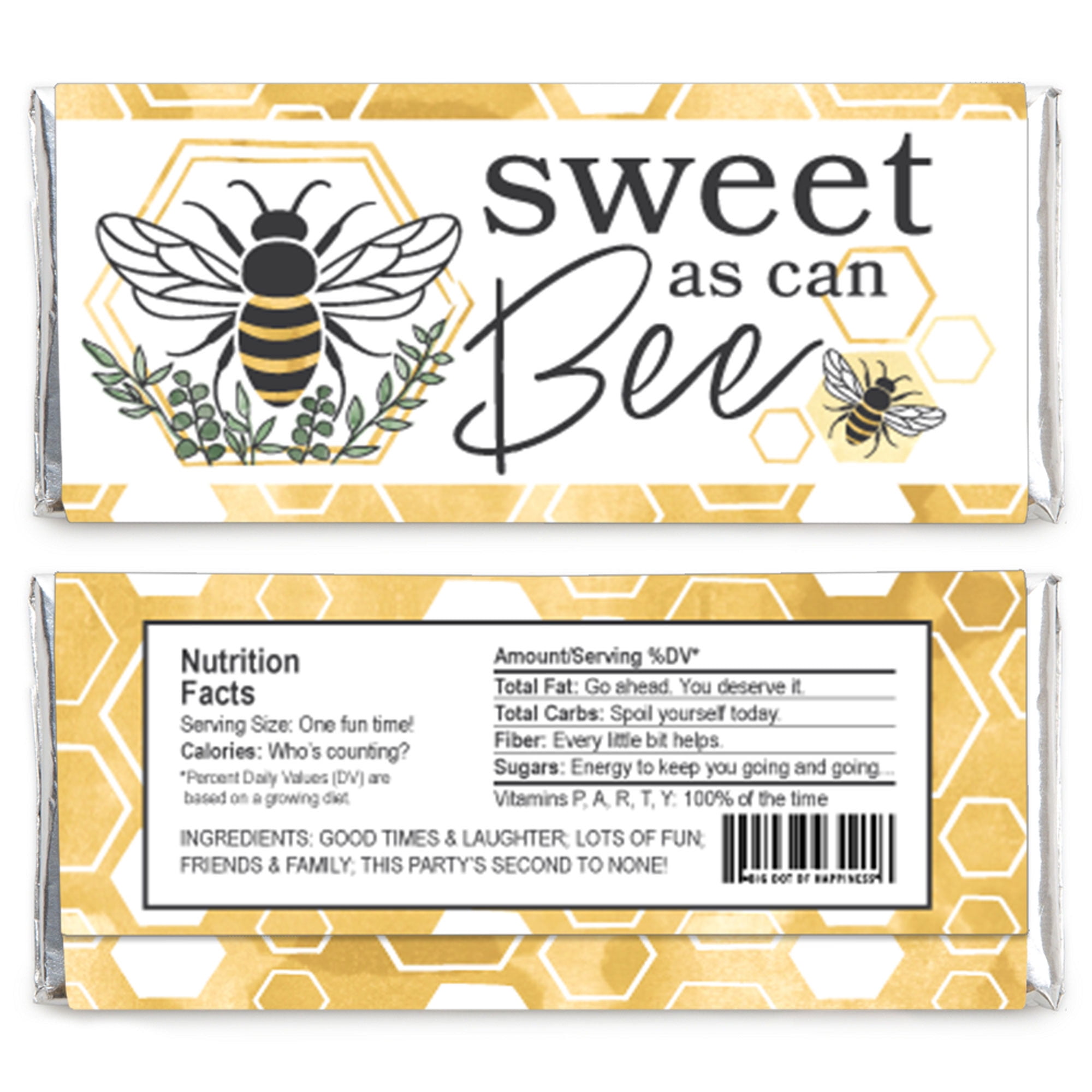 Bumble Bee Candy Wrappers – Favor Universe