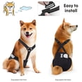 thumbnail image 4 of Pañales para perros Idepet para mujer, lavables y reutilizables con tirante, paquete de 3, 4 of 8