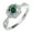 Green, variant on 1 Carat Moissanite Engagement Rings for Women D Color VVS1 Clarity Red/Blue/Green Diamond Rings S925 Sterling Silver Rings Gifts Moissanite Wedding Bands with Certificate