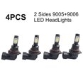 thumbnail image 5 of LIKEM 9005 9006 LED Headlights Kit Combo Bulbs 6000K High Low Beam Super White Bright, 5 of 8
