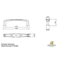 thumbnail image 3 of Dynasty Hardware P-81094-10B Super Saver Design Cabinet Pull Aged Oil Rubbed Bronze, 3 of 3