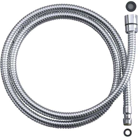 Kohler GP78825-CP Hose for Select Kitchen and Deck Mounted Handshowers, Chrome Finish