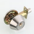 thumbnail image 3 of Knob Door Knob Lockset with 3 Keys Privacy Handle Bedroom Bathroom Handle Lockset Stainless Steel Polished Door Knob Set Interior Lockable Door Handle, 3 of 7