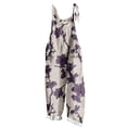 thumbnail image 1 of Combinaison Sans Manches à Imprimé Fête de l'Indépendance pour Femmes, Polyester, Décontractée, Deux Poches, Longueur Régulière, Lavage à la Main, pour Sorties d'Été Ou Tenue de Maison, 1 of 5