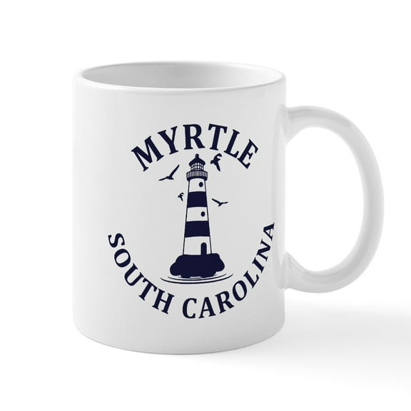 CafePress - Summer Myrtle Beach South Carolina Mugs - 11 oz Ceramic Mug - Novelty Coffee Tea Cup