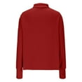 thumbnail image 4 of Women's Plus Size Sweatshirts Mock Neck Long Sleeve Pullover Casual Solid Color Tops Loose Fit Turtleneck Outfits, 4 of 6