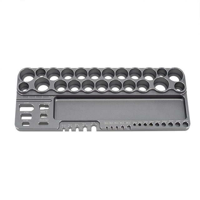 Modelo Crawler Barco de automóviles Reparación Holder Herramienta Fijación Cabezales Base Universal Soldadura Reparación Herramientas Accesorios Para Destornillador Tornillos Gris Inevent FN001281-02