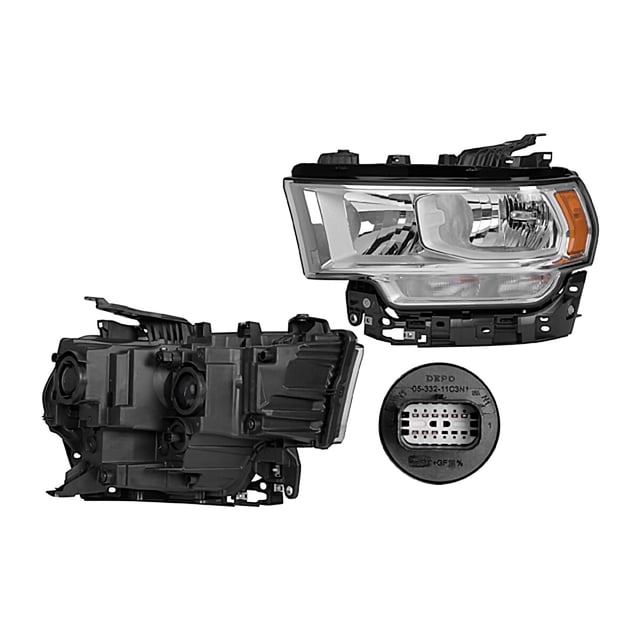 Faro 2500 2019 A 2021 Ram Izq DEPO 3013525528730673 Cromado