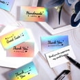thumbnail image 3 of 50Pcs Thank You Cards Small Business, Mini A variety of styles Thank You for Supporting Cards Notes Shopping Holographic Thanks Greeting Cards for Retail Store Owner Goods Customer 2x3.5 Inch, 3 of 4
