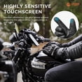 thumbnail image 6 of SAVIOR HEAT Heated Motorcycle Gloves for Men & Women, Waterproof Windproof, Touchscreen Compatible, 7.4V Rechargeable Battery Gloves Winter Outdoor Riding, Cycling, Snowmobile, 6 of 8