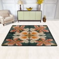 thumbnail image 2 of WOBOGO Vintage Floral Patterns Carpet Non-Slip Rugs Soft Doormat 36×24in Living Dining Room Bedroom Decorative, 2 of 7